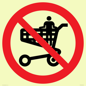 P925 Prohibition: No standing in trolley